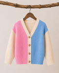 Two tone girls cardigan