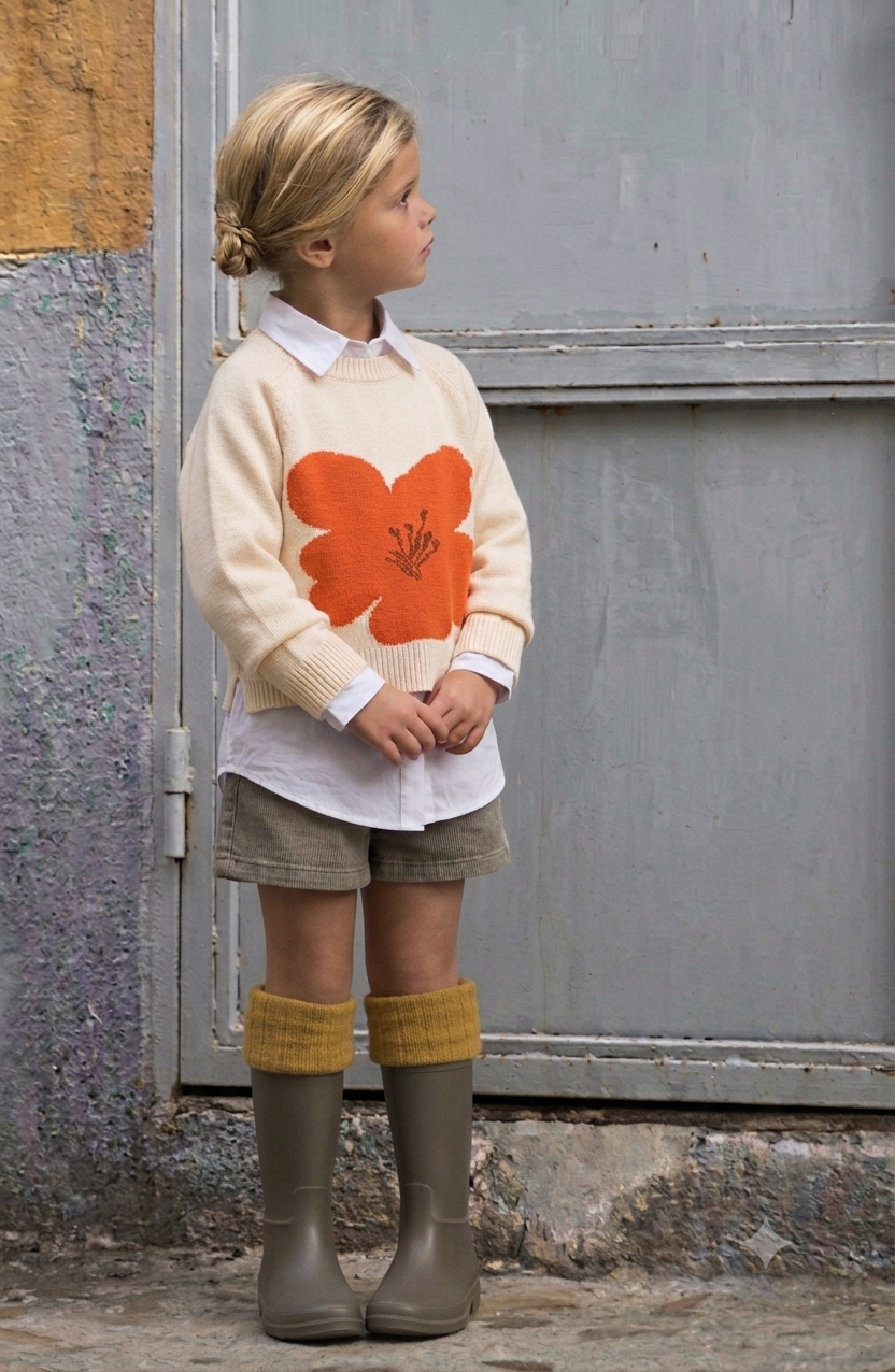 Orange blossom sweater