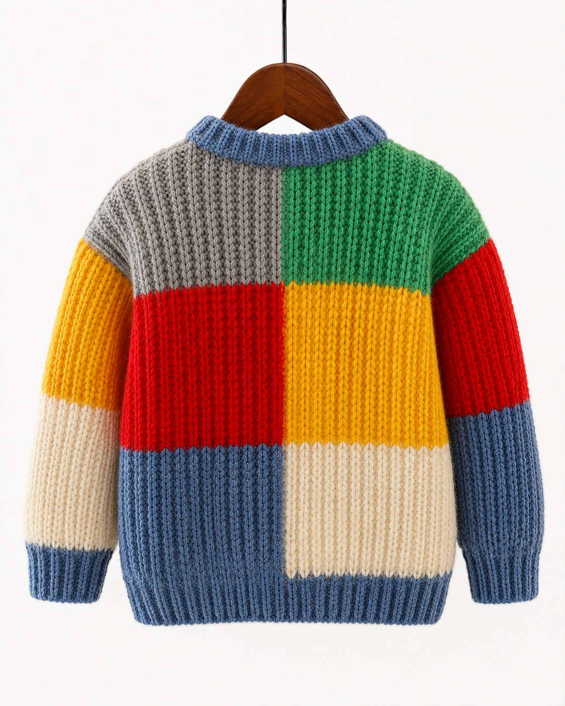 Boys colored knit sweater