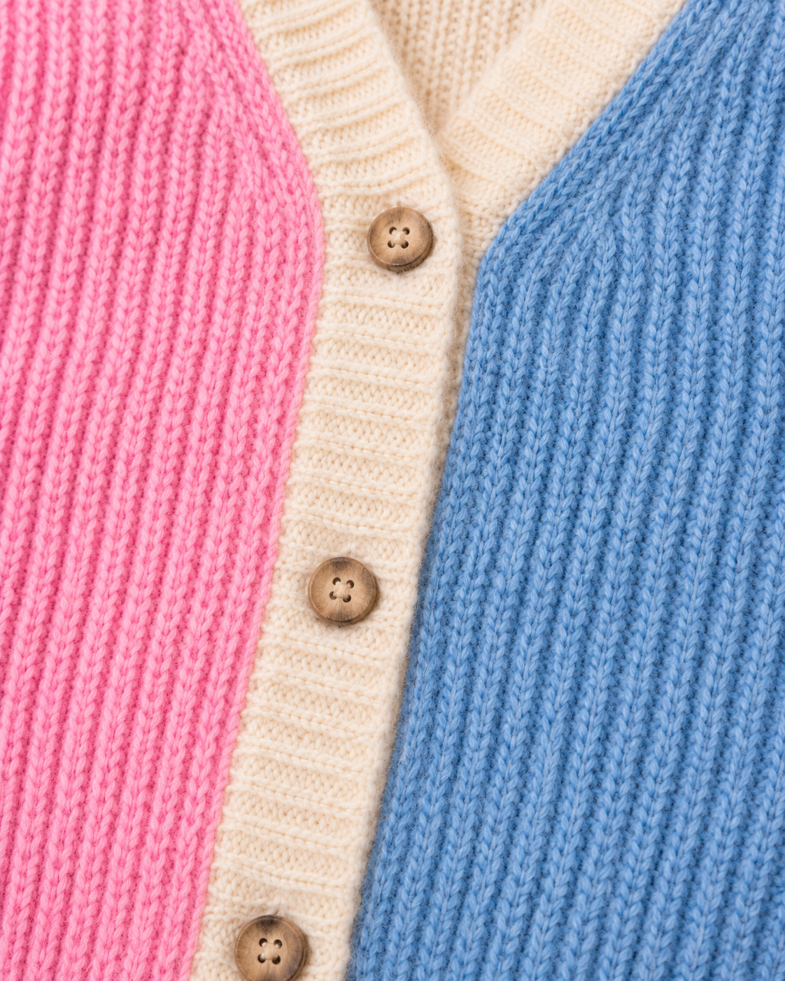 Two tone girls cardigan