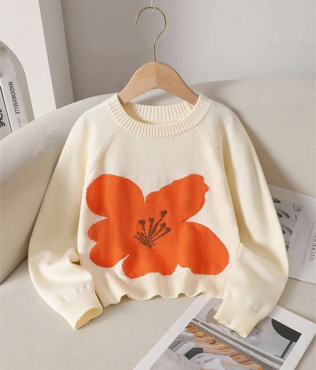 Orange blossom sweater