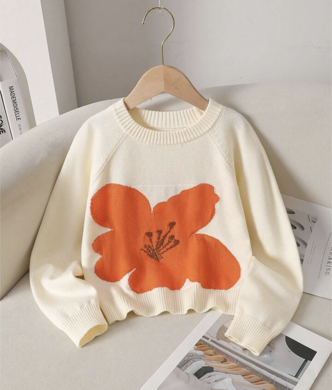 Orange blossom sweater