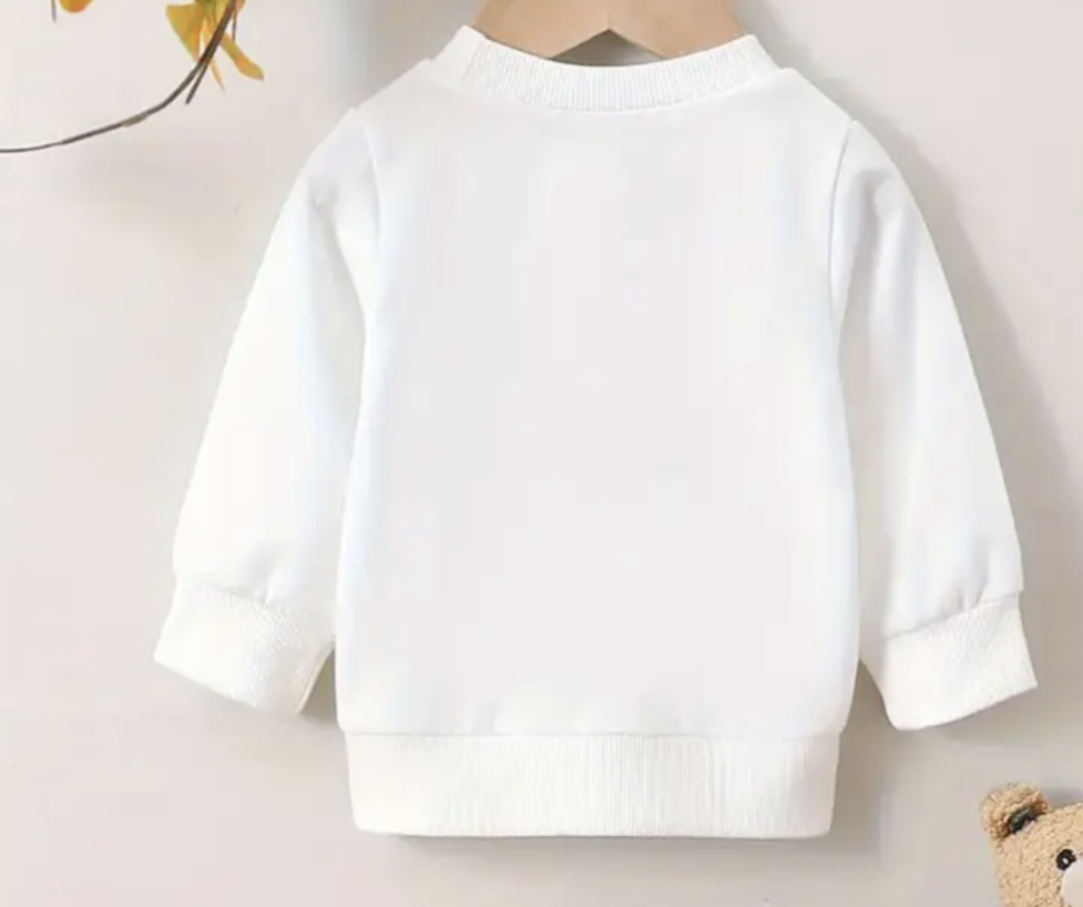 Baby girl sweatshirt with print