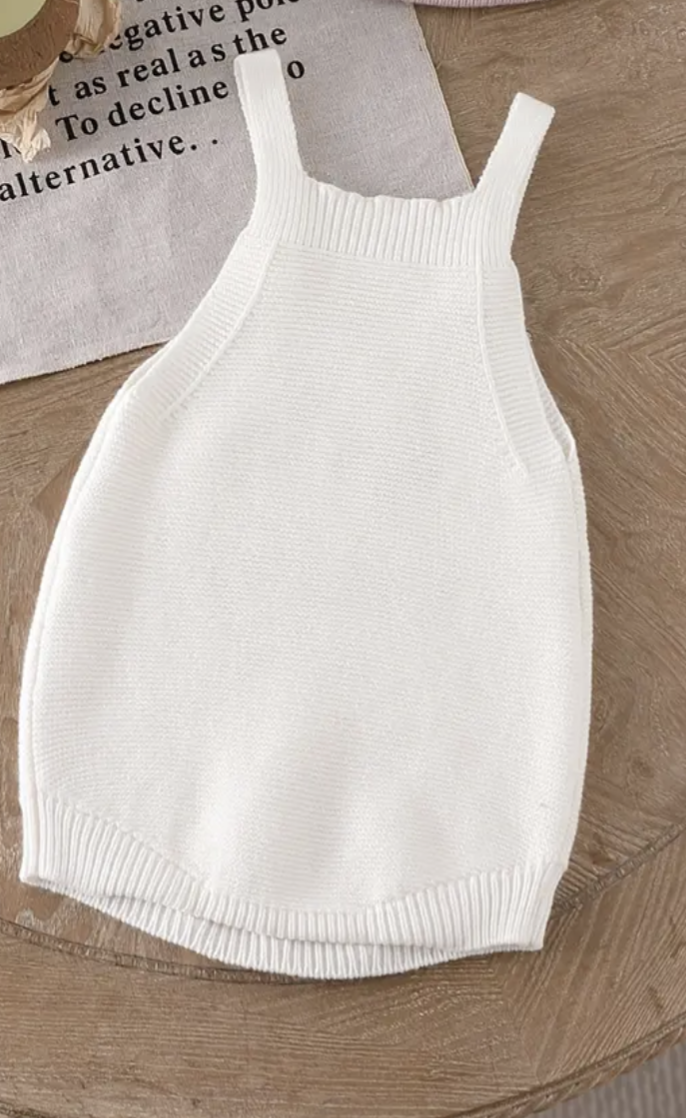 bunzi Hello Baby Knitted Sweater Sleeveless