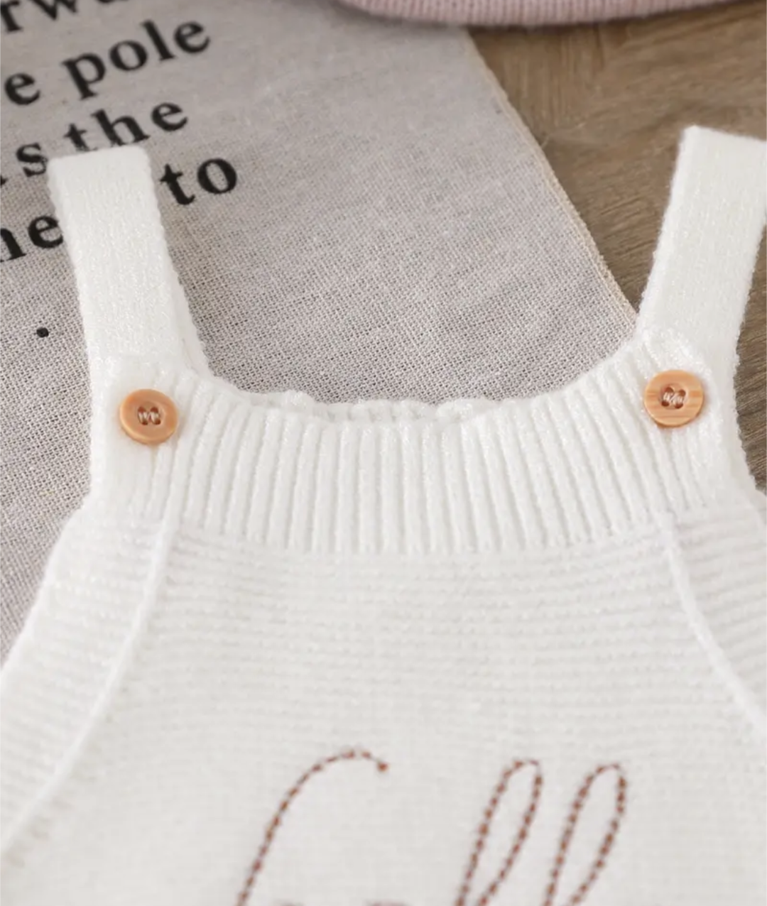 bunzi Hello Baby Knitted Sweater Sleeveless