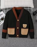 Boys brown cardigan