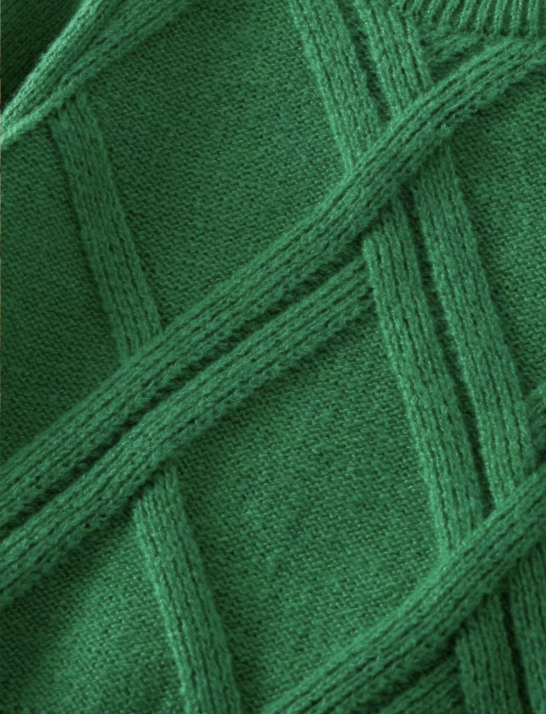 Boys green long sleeve sweater