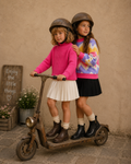 Fuchsia turtleneck for Girls