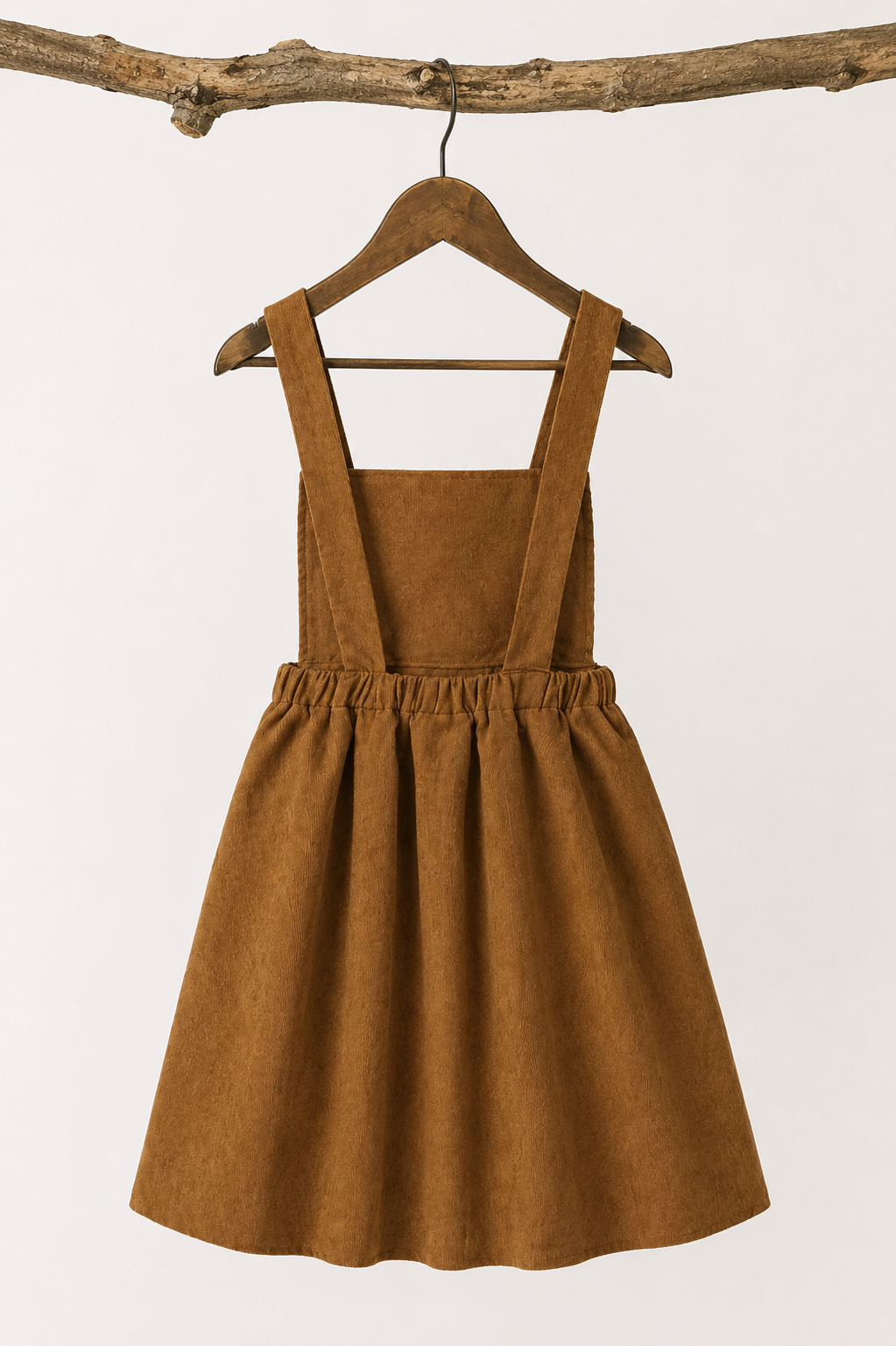 Girls' Adjustable Suspender corduroy dress
